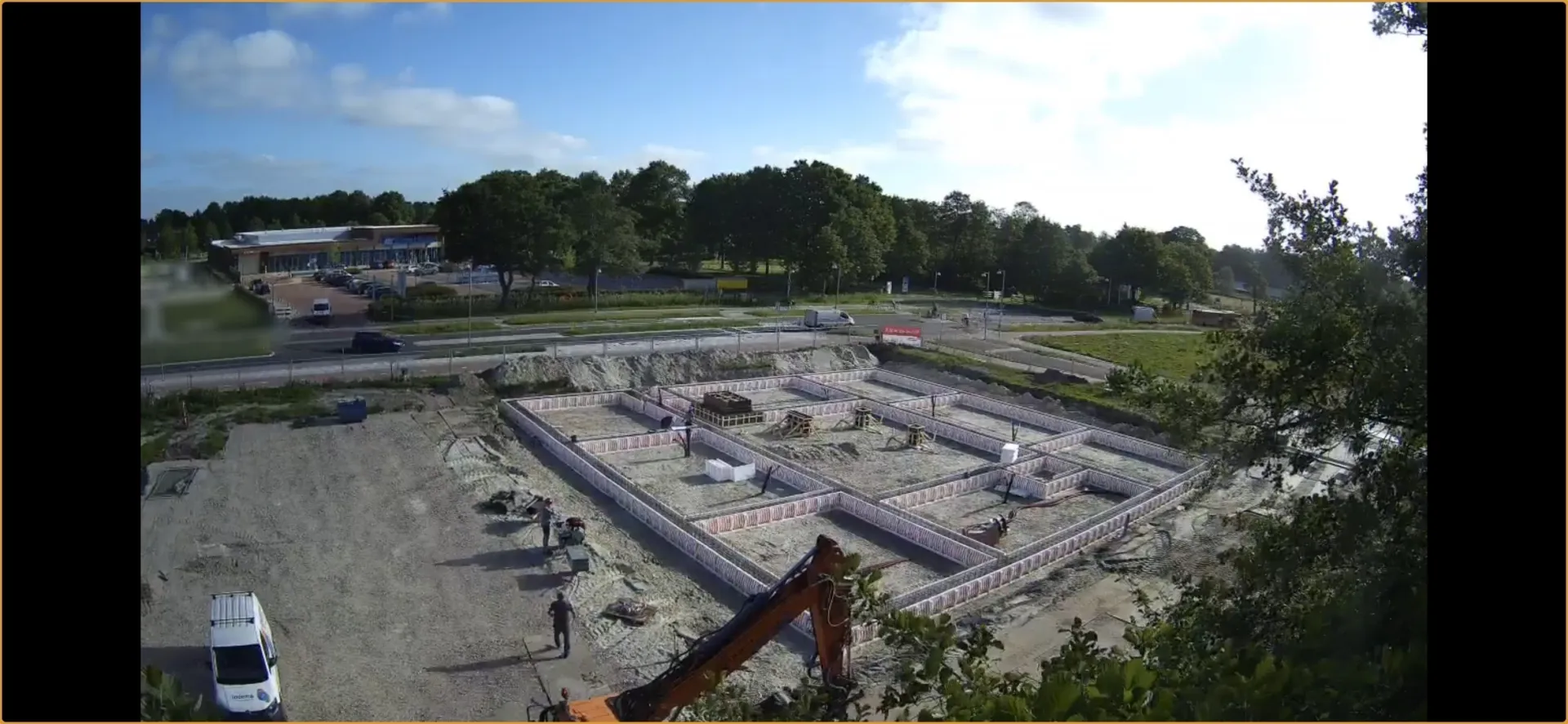 Bouwplaats 24 nieuwe appartementen Eelderwolde